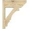 Ekena Millwork Balboa Slat Rough Sawn Outlooker, Douglas Fir, 8"W x 20"D x 24"H OUT08X20X24BOA06RDF - alternate 3